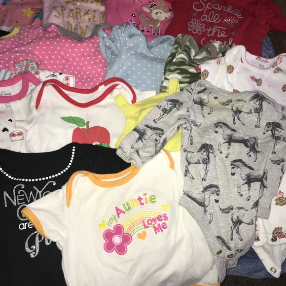 HUGE BUNDLE SET ONESIES ‼️‼️ BABYGIRL💗 - Picture 7 of 7